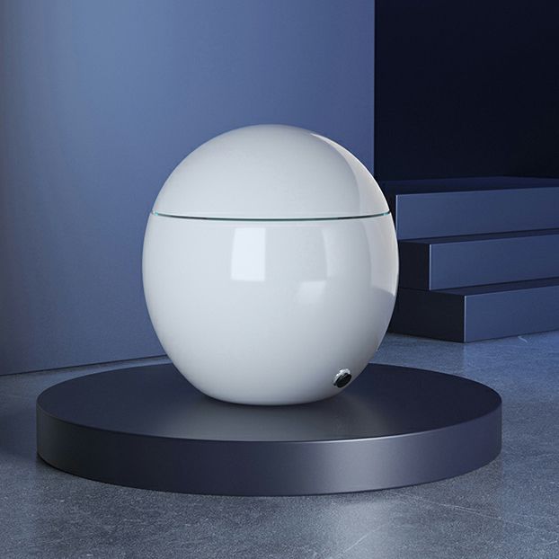 White Ceramic Round Stain Resistant Smart Bidet with Heated Seat Clearhalo 'Bathroom Remodel & Bathroom Fixtures' 'Bidets' 'Home Improvement' 'home_improvement' 'home_improvement_bidets' 'Toilets & Bidets' 1200x1200_c8ef23d9-06e7-481c-b487-d353d3c47077