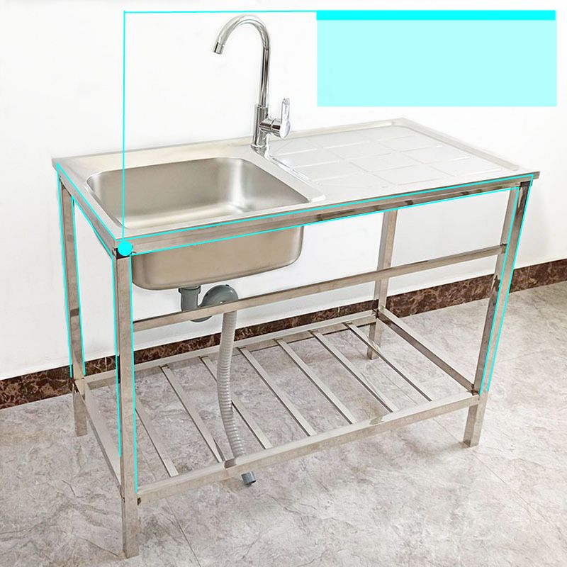 Kitchen Sink Stainless Steel Drop-In Rectangle All-in-one Kitchen Sink Clearhalo 'Home Improvement' 'home_improvement' 'home_improvement_kitchen_sinks' 'Kitchen Remodel & Kitchen Fixtures' 'Kitchen Sinks & Faucet Components' 'Kitchen Sinks' 'kitchen_sinks' 1200x1200_c8f6aa59-ba3e-41ab-aa75-44ffe9e1a66c
