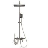 Modern Wall Mount Shower Trim Adjustable Spray Pattern Shower Head Combo Clearhalo 'Bathroom Remodel & Bathroom Fixtures' 'Home Improvement' 'home_improvement' 'home_improvement_shower_faucets' 'Shower Faucets & Systems' 'shower_faucets' 'Showers & Bathtubs Plumbing' 'Showers & Bathtubs' 1200x1200_c8f94984-d3a7-4be2-baea-0c5b84474a97