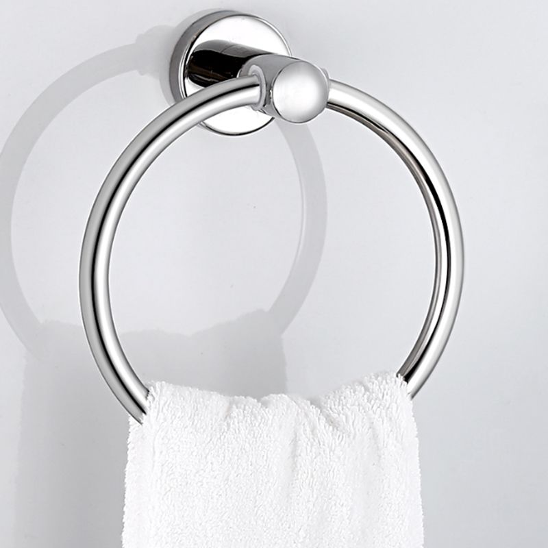 Contemporary Bathroom Accessories Hardware Set in Silver with Towel Bar Clearhalo 'Bathroom Hardware Sets' 'Bathroom Hardware' 'Bathroom Remodel & Bathroom Fixtures' 'bathroom_hardware_sets' 'Home Improvement' 'home_improvement' 'home_improvement_bathroom_hardware_sets' 1200x1200_c8fd42d2-1bc6-4c18-bd3a-df28e2f23bbd