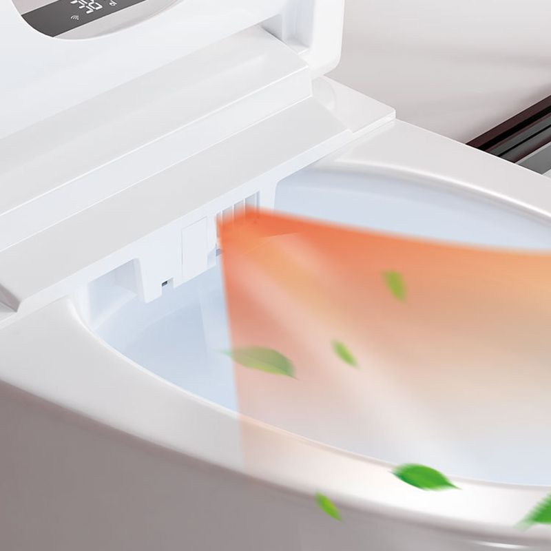 White ABS Toilet Modern All-In-One Toilet Bowl with Heated Seat Clearhalo 'Bathroom Remodel & Bathroom Fixtures' 'Home Improvement' 'home_improvement' 'home_improvement_toilets' 'Toilets & Bidets' 'Toilets' 1200x1200_c9059c19-ea70-4cb2-aab7-3f78f4464c34