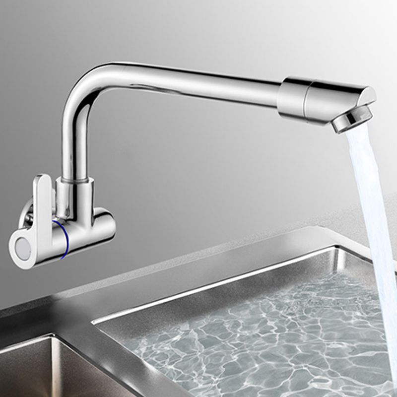 Contemporary Single Handle Kitchen Faucet 1 Hold Bar Faucet with No Sensor Clearhalo 'Home Improvement' 'home_improvement' 'home_improvement_kitchen_faucets' 'Kitchen Faucets' 'Kitchen Remodel & Kitchen Fixtures' 'Kitchen Sinks & Faucet Components' 'kitchen_faucets' 1200x1200_c90c7d53-1228-43f0-97dc-aca8e4f8cecb