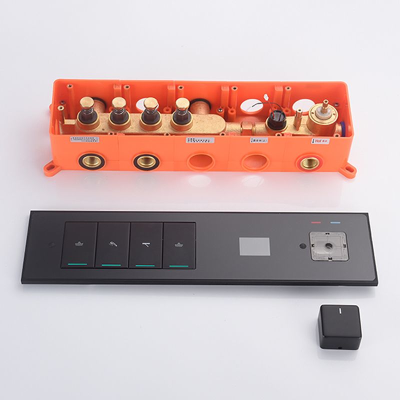 Shower Set All Copper into The Wall Concealed Digital Display Shower Set Clearhalo 'Bathroom Remodel & Bathroom Fixtures' 'Home Improvement' 'home_improvement' 'home_improvement_shower_faucets' 'Shower Faucets & Systems' 'shower_faucets' 'Showers & Bathtubs Plumbing' 'Showers & Bathtubs' 1200x1200_c936bd81-26ab-4d11-8362-2ceeeaef2eba