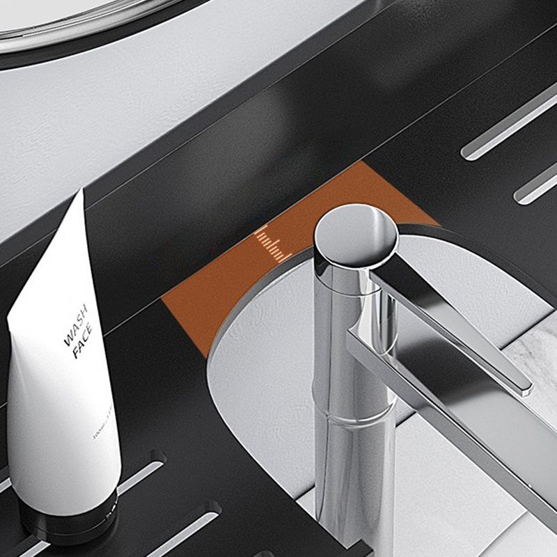 2-Piece Modern Style Bathroom Hardware Set Bath Shelf in Aluminum Clearhalo 'Bathroom Hardware Sets' 'Bathroom Hardware' 'Bathroom Remodel & Bathroom Fixtures' 'bathroom_hardware_sets' 'Home Improvement' 'home_improvement' 'home_improvement_bathroom_hardware_sets' 1200x1200_c9399c94-9bd3-4b73-a650-b97da3f7f18d