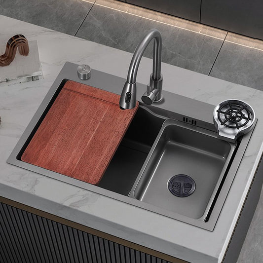 Stainless Steel Kitchen Sink Single Bowl Drop-In Sink with 3 Holes Clearhalo 'Home Improvement' 'home_improvement' 'home_improvement_kitchen_sinks' 'Kitchen Remodel & Kitchen Fixtures' 'Kitchen Sinks & Faucet Components' 'Kitchen Sinks' 'kitchen_sinks' 1200x1200_c98a3ba7-b036-4598-9cb6-bbea36024b6c