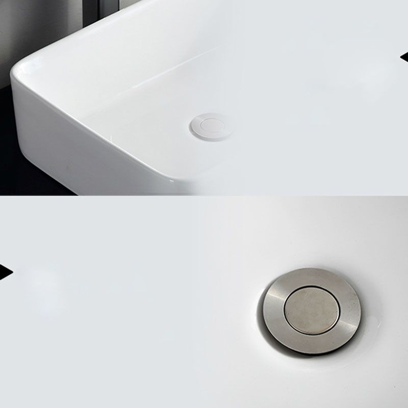 Rectangular and Round Vessel Sink in white with No Craftsmanship Basin Sink Clearhalo 'Bathroom Remodel & Bathroom Fixtures' 'Bathroom Sinks & Faucet Components' 'Bathroom Sinks' 'bathroom_sink' 'Home Improvement' 'home_improvement' 'home_improvement_bathroom_sink' 1200x1200_c98a3dd7-d6ed-4f01-9fe7-7e24911d12dc