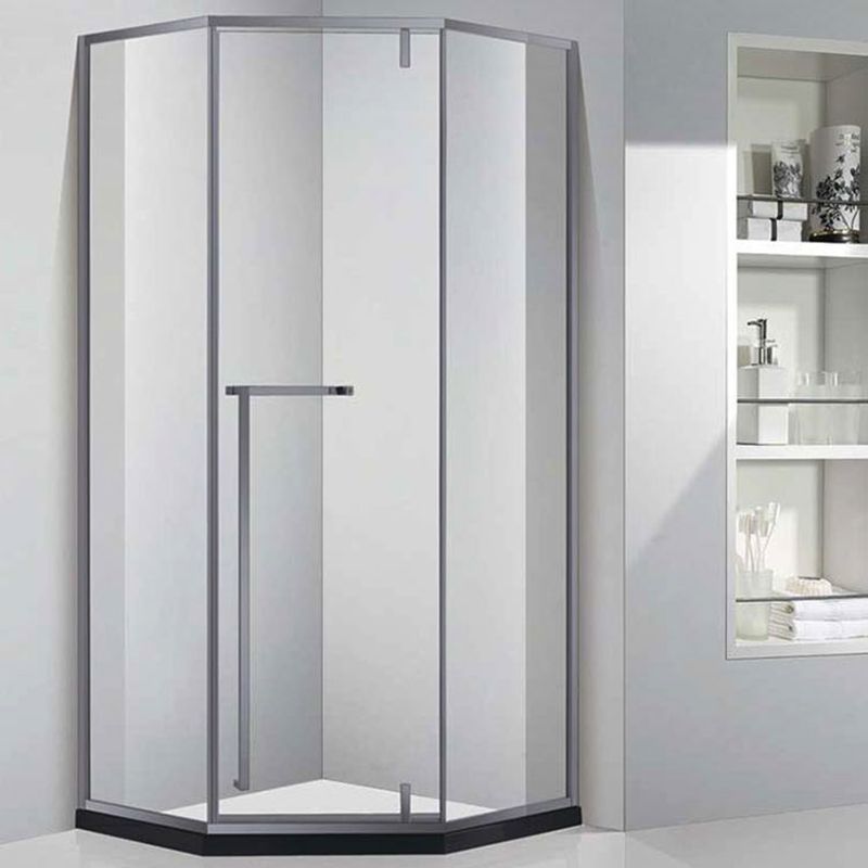 Pivot Framed Shower Bath Door Transparent Tempered Shower Door Clearhalo 'Bathroom Remodel & Bathroom Fixtures' 'Home Improvement' 'home_improvement' 'home_improvement_shower_tub_doors' 'Shower and Tub Doors' 'shower_tub_doors' 'Showers & Bathtubs' 1200x1200_c9c9ccf1-3a1d-4991-be59-0bd975790e58