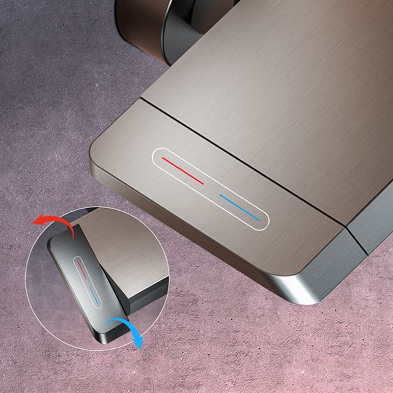 Grey Shower Set Thermostatic Button Intelligent Digital Display Bathroom Rain Shower Head Clearhalo 'Bathroom Remodel & Bathroom Fixtures' 'Home Improvement' 'home_improvement' 'home_improvement_shower_faucets' 'Shower Faucets & Systems' 'shower_faucets' 'Showers & Bathtubs Plumbing' 'Showers & Bathtubs' 1200x1200_c9e78a71-368a-4132-bc9e-1df9ef56ebf6