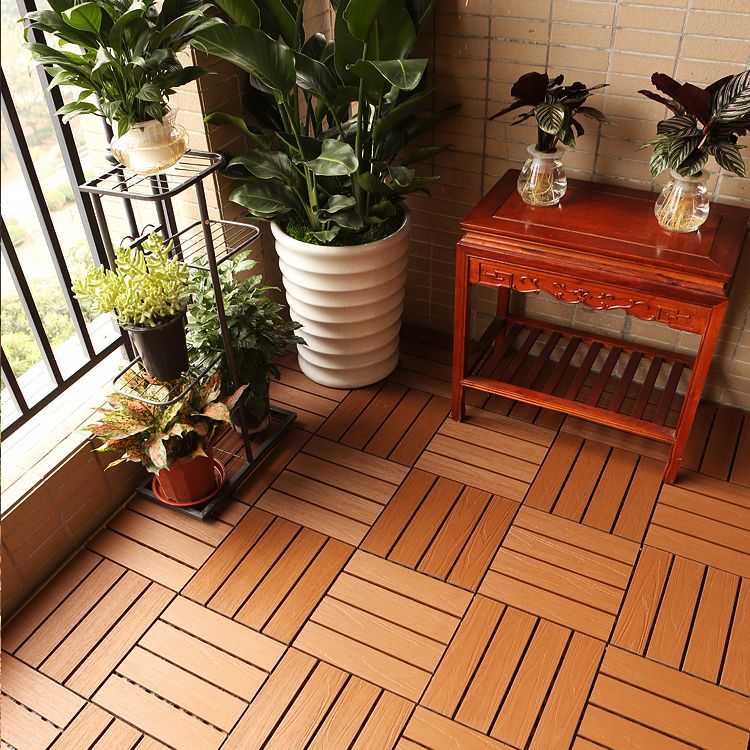 Composite Deck Tile Solid Color Water Resistant Patio Flooring Tile Clearhalo 'Home Improvement' 'home_improvement' 'home_improvement_outdoor_deck_tiles_planks' 'Outdoor Deck Tiles & Planks' 'Outdoor Flooring & Tile' 'Outdoor Remodel' 'outdoor_deck_tiles_planks' 1200x1200_ca399f3d-995b-4abf-9db6-191bfad23b49