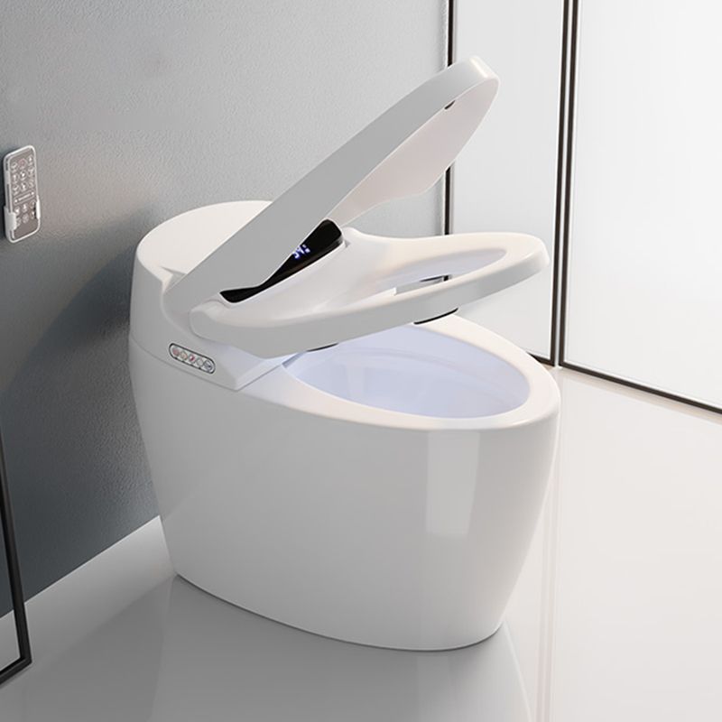 White Heated Seat Bidet Floor Standing Bidet Smart Toilet with Quiet-Close Clearhalo 'Bathroom Remodel & Bathroom Fixtures' 'Bidets' 'Home Improvement' 'home_improvement' 'home_improvement_bidets' 'Toilets & Bidets' 1200x1200_ca74ac06-df82-4f2b-a20d-d64934c788d5