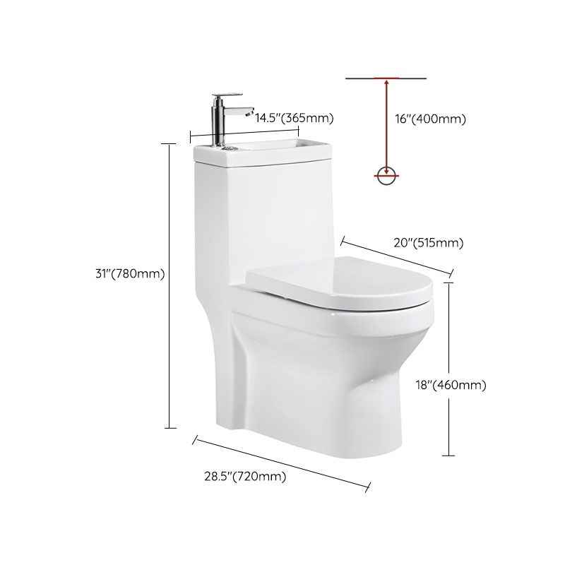 Modern Toilet Bowl Floor Mounted Porcelain All-In-One Flush Toilet Clearhalo 'Bathroom Remodel & Bathroom Fixtures' 'Home Improvement' 'home_improvement' 'home_improvement_toilets' 'Toilets & Bidets' 'Toilets' 1200x1200_ca7ef89f-12a2-464a-bdf4-dec15f16f313