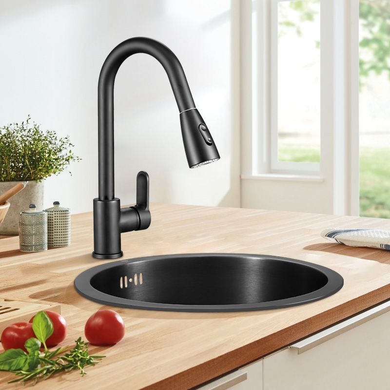 Single Bowl Kitchen Sink Stainless Steel Round Sink with Drain Assembly Clearhalo 'Home Improvement' 'home_improvement' 'home_improvement_kitchen_sinks' 'Kitchen Remodel & Kitchen Fixtures' 'Kitchen Sinks & Faucet Components' 'Kitchen Sinks' 'kitchen_sinks' 1200x1200_ca90ee4f-eef3-478b-91c7-5b0b97130fa6