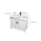 Metal Sink Vanity Freestanding Bathroom Sink Vanity with Single Sink Clearhalo 'Bathroom Remodel & Bathroom Fixtures' 'Bathroom Vanities' 'bathroom_vanities' 'Home Improvement' 'home_improvement' 'home_improvement_bathroom_vanities' 1200x1200_ca9219a6-9aeb-4fde-bf9c-d532615daee8
