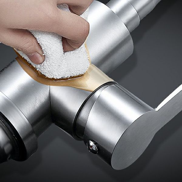 Modern Pot Filler 304 Stainless Steel Pre-rinse Spring Spout Kitchen Sink Faucet Clearhalo 'Home Improvement' 'home_improvement' 'home_improvement_kitchen_faucets' 'Kitchen Faucets' 'Kitchen Remodel & Kitchen Fixtures' 'Kitchen Sinks & Faucet Components' 'kitchen_faucets' 1200x1200_ca931fac-984f-443e-80e1-27f6c7b6deeb