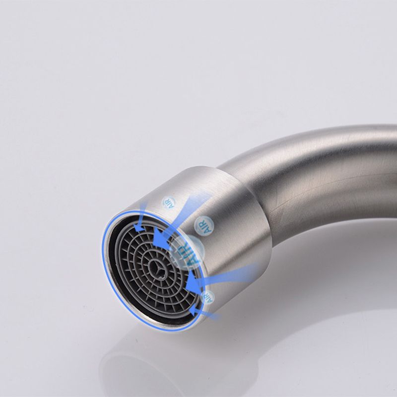 Modern Pot Filler 304 Stainless Steel 1-Handle High Arch Kitchen Faucet Clearhalo 'Home Improvement' 'home_improvement' 'home_improvement_kitchen_faucets' 'Kitchen Faucets' 'Kitchen Remodel & Kitchen Fixtures' 'Kitchen Sinks & Faucet Components' 'kitchen_faucets' 1200x1200_ca9714f9-3d8b-4312-ab26-0d62c8fe2c75