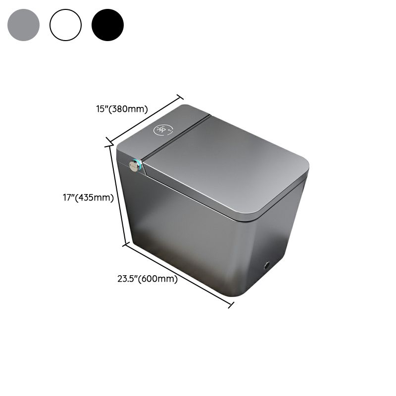 Modern Ceramic Rectangle Elongated Smart Bidet with Heated Seat Clearhalo 'Bathroom Remodel & Bathroom Fixtures' 'Bidets' 'Home Improvement' 'home_improvement' 'home_improvement_bidets' 'Toilets & Bidets' 1200x1200_caae4557-8acc-40f3-84b8-47029d9ae014
