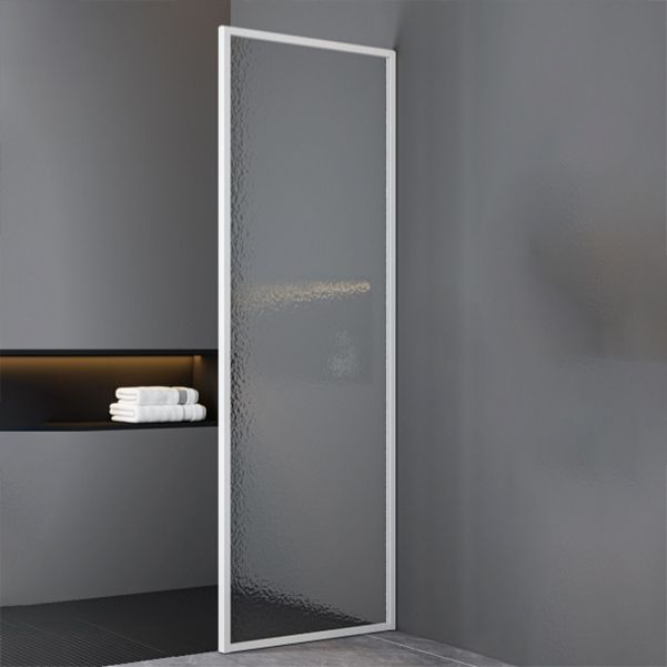Fixed Semi Partition Shower Screen Black Full Frame Tempered Glass Shower Door Clearhalo 'Bathroom Remodel & Bathroom Fixtures' 'Home Improvement' 'home_improvement' 'home_improvement_shower_tub_doors' 'Shower and Tub Doors' 'shower_tub_doors' 'Showers & Bathtubs' 1200x1200_cae5a3dc-d46c-42cd-813f-0a993423367c