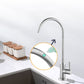 Stainless Steel Kitchen Faucet with Handle Gooseneck Standard Kitchen Faucets Clearhalo 'Home Improvement' 'home_improvement' 'home_improvement_kitchen_faucets' 'Kitchen Faucets' 'Kitchen Remodel & Kitchen Fixtures' 'Kitchen Sinks & Faucet Components' 'kitchen_faucets' 1200x1200_caebb9fe-2f04-48a0-a90c-e3c495e0d24b