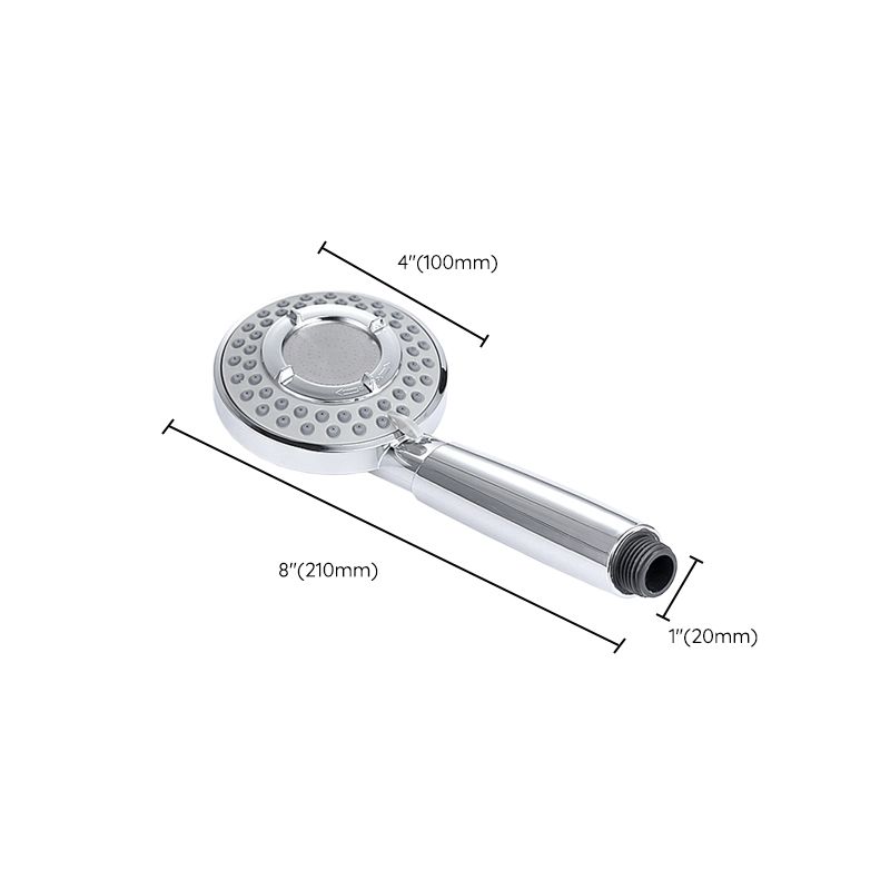 Silver Handheld Shower Head 3 Sprays Stainless Steel Wall-Mount Showerhead Clearhalo 'Bathroom Remodel & Bathroom Fixtures' 'Home Improvement' 'home_improvement' 'home_improvement_shower_heads' 'Shower Heads' 'shower_heads' 'Showers & Bathtubs Plumbing' 'Showers & Bathtubs' 1200x1200_caf52133-7e5d-44fe-b563-10f3cf15a9b4