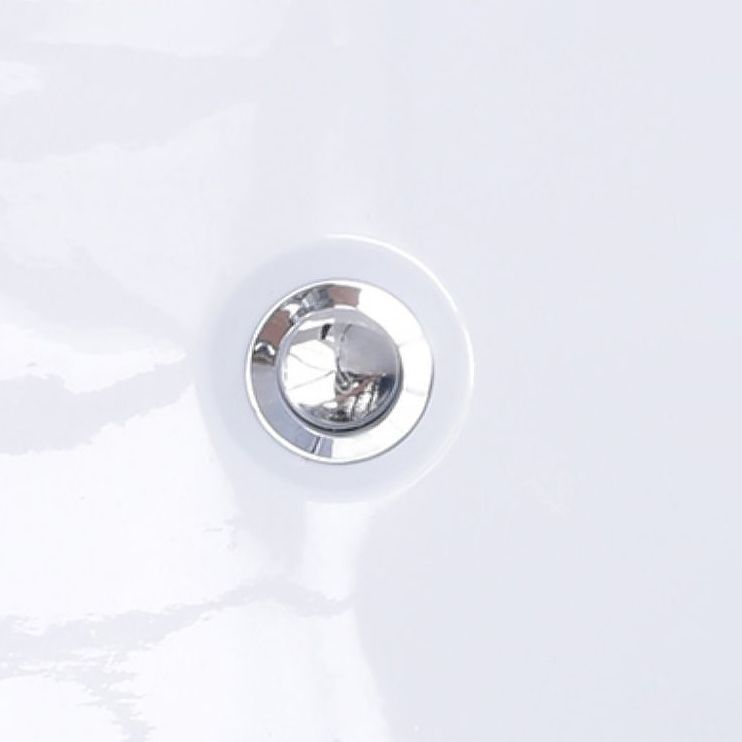 Antique Finish Soaking Bathtub Acrylic Back to Wall Bath Tub (Board not Included) Clearhalo 'Bathroom Remodel & Bathroom Fixtures' 'Bathtubs' 'Home Improvement' 'home_improvement' 'home_improvement_bathtubs' 'Showers & Bathtubs' 1200x1200_caf81b2a-b5a7-41c4-b23d-3665a090aa51