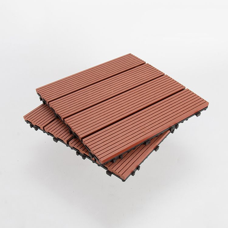 Interlocking Deck Tile Solid Color Water-Resistant Composite Deck Tile Kit Clearhalo 'Home Improvement' 'home_improvement' 'home_improvement_outdoor_deck_tiles_planks' 'Outdoor Deck Tiles & Planks' 'Outdoor Flooring & Tile' 'Outdoor Remodel' 'outdoor_deck_tiles_planks' 1200x1200_cb0ac8e8-e7be-4b0f-9be3-209431865e33