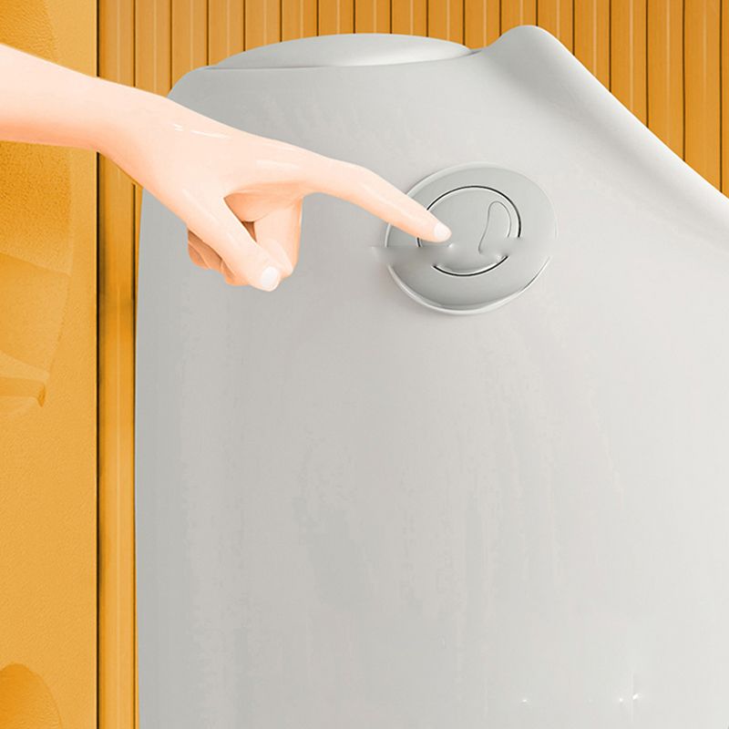 Contemporary Ceramic Toilet Bowl Floor Mount Urine Toilet with Seat for Washroom Clearhalo 'Bathroom Remodel & Bathroom Fixtures' 'Home Improvement' 'home_improvement' 'home_improvement_toilets' 'Toilets & Bidets' 'Toilets' 1200x1200_cb193388-f1b7-4005-b46b-3789308f04c5