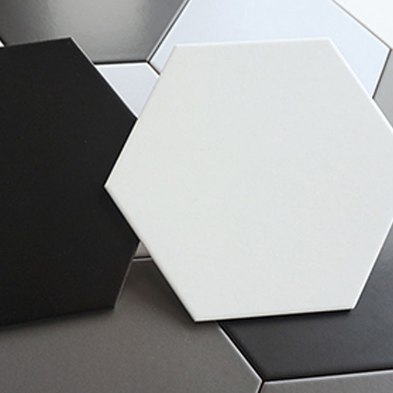 Contemporary Style Waterproof Floor Tile Straight Edge Hexagon Floor Tile Clearhalo 'Floor Tiles & Wall Tiles' 'floor_tiles_wall_tiles' 'Flooring 'Home Improvement' 'home_improvement' 'home_improvement_floor_tiles_wall_tiles' Walls and Ceiling' 1200x1200_cb45d0d1-8117-4e89-927b-de9e30ccae82