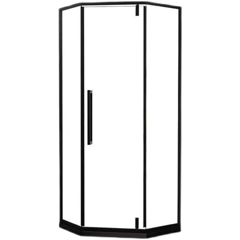 Tempered Glass Shower Stall with Fixed Panel Neo-Angle Corner Shower Stall Clearhalo 'Bathroom Remodel & Bathroom Fixtures' 'Home Improvement' 'home_improvement' 'home_improvement_shower_stalls_enclosures' 'Shower Stalls & Enclosures' 'shower_stalls_enclosures' 'Showers & Bathtubs' 1200x1200_cb55b66f-d03c-41e3-8c9a-382e2288d42a