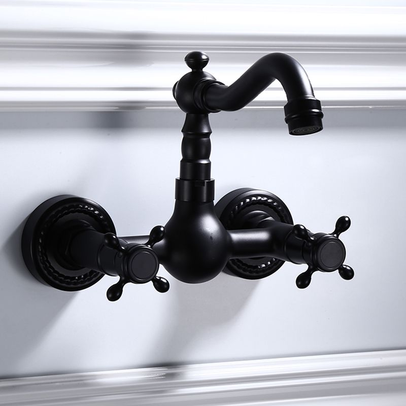 Traditional Wall Mounted Metal Tub Filler Low Arc Waterfall Bathroom Faucet Clearhalo 'Bathroom Remodel & Bathroom Fixtures' 'Bathtub Faucets' 'bathtub_faucets' 'Home Improvement' 'home_improvement' 'home_improvement_bathtub_faucets' 1200x1200_cb7160cd-6a11-4c61-8991-b7773d891776