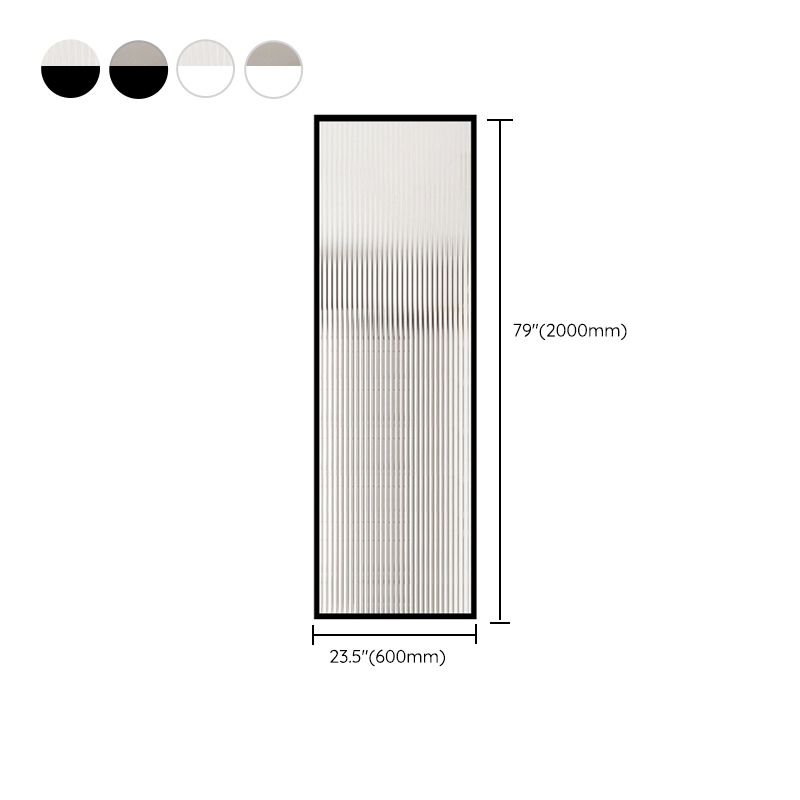 Tempered Glass Fixed Shower Screen with Extremely Narrow Stainless Steel Frame Clearhalo 'Bathroom Remodel & Bathroom Fixtures' 'Home Improvement' 'home_improvement' 'home_improvement_shower_tub_doors' 'Shower and Tub Doors' 'shower_tub_doors' 'Showers & Bathtubs' 1200x1200_cb7d1868-54ef-4d9b-9e45-f81baa163c91