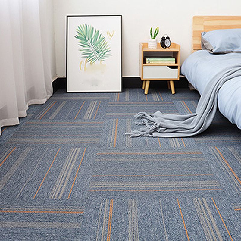 Modern Carpet Tiles Level Loop Self Adhesive Stain Resistant Carpet Tile Clearhalo 'Carpet Tiles & Carpet Squares' 'carpet_tiles_carpet_squares' 'Flooring 'Home Improvement' 'home_improvement' 'home_improvement_carpet_tiles_carpet_squares' Walls and Ceiling' 1200x1200_cba48d36-7694-43c5-877d-5dc290a138f4
