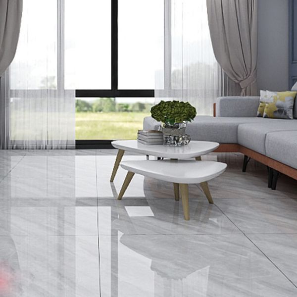 Wall & Floor Tile Marble Print Living Room Porcelain Square Indoor Floor Tile Clearhalo 'Floor Tiles & Wall Tiles' 'floor_tiles_wall_tiles' 'Flooring 'Home Improvement' 'home_improvement' 'home_improvement_floor_tiles_wall_tiles' Walls and Ceiling' 1200x1200_cbab4cee-4a8d-469d-88f7-2530263d8ca1