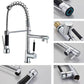 Modern Farmhouse Spring Spout Kitchen Sink Faucet Swivel Spout with Pull Down Sprayer Clearhalo 'Home Improvement' 'home_improvement' 'home_improvement_kitchen_faucets' 'Kitchen Faucets' 'Kitchen Remodel & Kitchen Fixtures' 'Kitchen Sinks & Faucet Components' 'kitchen_faucets' 1200x1200_cbb86fb3-9850-45dd-9f5c-3765d0f2947c