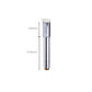Simple Handheld Shower Head Square 304 Stainless Steel Shower Head Clearhalo 'Bathroom Remodel & Bathroom Fixtures' 'Home Improvement' 'home_improvement' 'home_improvement_shower_heads' 'Shower Heads' 'shower_heads' 'Showers & Bathtubs Plumbing' 'Showers & Bathtubs' 1200x1200_cbc07458-53ed-4f02-bd65-35a28ac79f66