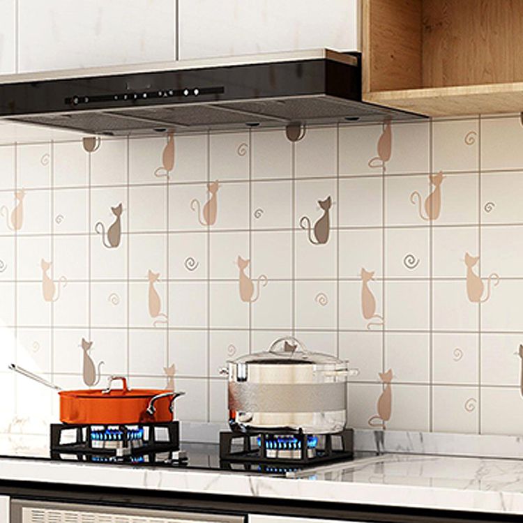 Modern Peel and Stick Backsplash Tile PVC Rectangular Wallpaper Clearhalo 'Flooring 'Home Improvement' 'home_improvement' 'home_improvement_peel_stick_blacksplash' 'Peel & Stick Backsplash Tile' 'peel_stick_blacksplash' 'Walls & Ceilings' Walls and Ceiling' 1200x1200_cbe73e7d-540c-4ed9-9bdd-52a4c9892237