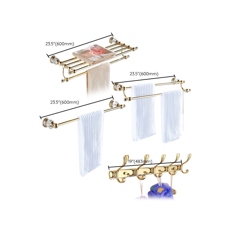 Traditional Brass Metal Bathroom Accessory As Individual Or As a Set Clearhalo 'Bathroom Hardware Sets' 'Bathroom Hardware' 'Bathroom Remodel & Bathroom Fixtures' 'bathroom_hardware_sets' 'Home Improvement' 'home_improvement' 'home_improvement_bathroom_hardware_sets' 1200x1200_cbfb1266-75f0-4418-b340-a1ad160c3a73