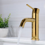 Modern 1-Handle Bathroom Sink Faucet Brushed Gold Vessel Sink Faucet Brass Clearhalo 'Bathroom Remodel & Bathroom Fixtures' 'Bathroom Sink Faucets' 'Bathroom Sinks & Faucet Components' 'bathroom_sink_faucets' 'Home Improvement' 'home_improvement' 'home_improvement_bathroom_sink_faucets' 1200x1200_cc09393c-ccaf-48db-bd88-c9d0f4c5239d