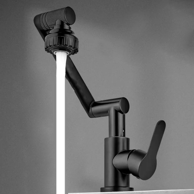 Modern Faucet 1-Handle 1-Hole Single Level Low Profile Pot Filler Kitchen Faucet Clearhalo 'Home Improvement' 'home_improvement' 'home_improvement_kitchen_faucets' 'Kitchen Faucets' 'Kitchen Remodel & Kitchen Fixtures' 'Kitchen Sinks & Faucet Components' 'kitchen_faucets' 1200x1200_cc0ed223-3922-4d24-816f-e92cff24a301