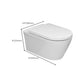 Modern Siphon Jet Toilet Bowl Wall Mount Flush Toilet with Seat for Bathroom Clearhalo 'Bathroom Remodel & Bathroom Fixtures' 'Home Improvement' 'home_improvement' 'home_improvement_toilets' 'Toilets & Bidets' 'Toilets' 1200x1200_cc3cefe7-4f16-457e-9952-669562be2207