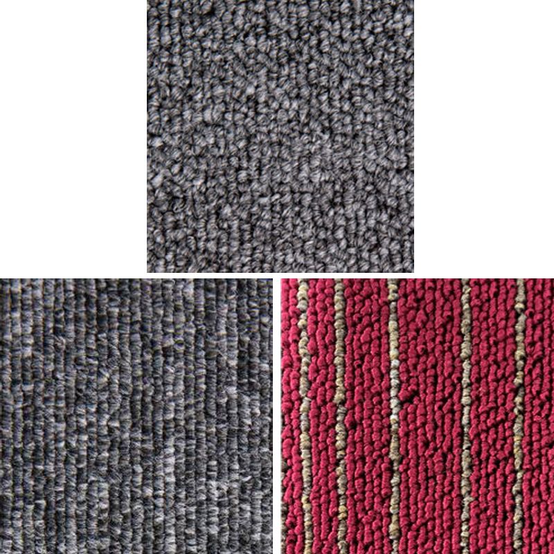 Modern Carpet Tiles Multi Level Loop Glue Down Non-Skid Carpet Tile for Foyer Clearhalo 'Carpet Tiles & Carpet Squares' 'carpet_tiles_carpet_squares' 'Flooring 'Home Improvement' 'home_improvement' 'home_improvement_carpet_tiles_carpet_squares' Walls and Ceiling' 1200x1200_cc58174c-cb75-40d7-8d99-67fca52500c6