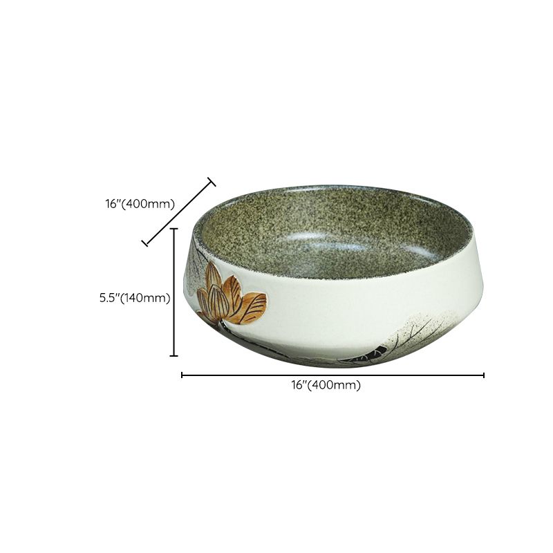 Porcelain Vessel Bathroom Sink Modern No Craftsmanship Vessel Bathroom Sink Only Clearhalo 'Bathroom Remodel & Bathroom Fixtures' 'Bathroom Sinks & Faucet Components' 'Bathroom Sinks' 'bathroom_sink' 'Home Improvement' 'home_improvement' 'home_improvement_bathroom_sink' 1200x1200_cc586ec5-b03b-42bf-be18-61894053e7e7