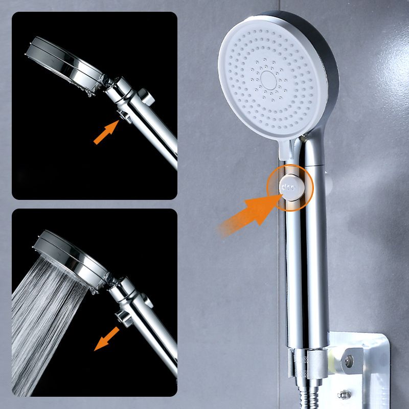 Modern Adjustable Shower Heads Metal 3 Sprays Shower Head Combo Clearhalo 'Bathroom Remodel & Bathroom Fixtures' 'Home Improvement' 'home_improvement' 'home_improvement_shower_heads' 'Shower Heads' 'shower_heads' 'Showers & Bathtubs Plumbing' 'Showers & Bathtubs' 1200x1200_cc85aaf1-4680-4370-929c-72f8046f4612