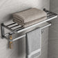 Modern Grey Bathroom Accessory Kit Paper Holder Bath Shelf Bath Hardware Set Clearhalo 'Bathroom Hardware Sets' 'Bathroom Hardware' 'Bathroom Remodel & Bathroom Fixtures' 'bathroom_hardware_sets' 'Home Improvement' 'home_improvement' 'home_improvement_bathroom_hardware_sets' 1200x1200_cc885ea4-c39b-4279-814c-c22b2d997a70