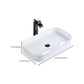 Modern Bathroom Sink Porcelain Rectangular Pop-Up Drain and Drain Assembly Basin Sink Clearhalo 'Bathroom Remodel & Bathroom Fixtures' 'Bathroom Sinks & Faucet Components' 'Bathroom Sinks' 'bathroom_sink' 'Home Improvement' 'home_improvement' 'home_improvement_bathroom_sink' 1200x1200_cc9efb2a-130d-48b4-af07-a8921a53ceca