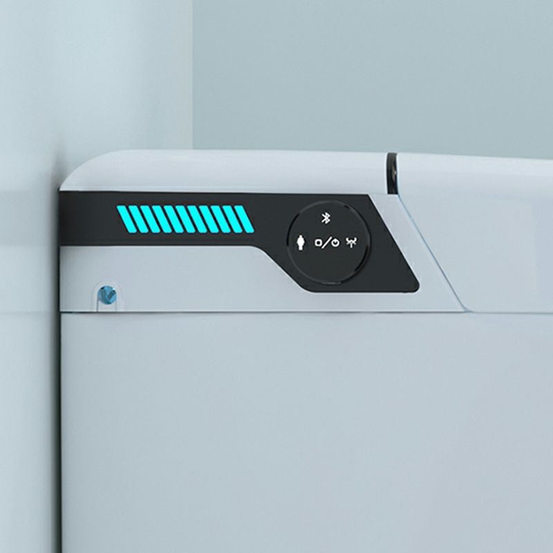 Wall Mount Bidet White Heated Seat Ceramic Rust Resistant Elongated with Dryer Clearhalo 'Bathroom Remodel & Bathroom Fixtures' 'Bidets' 'Home Improvement' 'home_improvement' 'home_improvement_bidets' 'Toilets & Bidets' 1200x1200_cca39079-e641-4318-b7bc-6139f52b4fdd