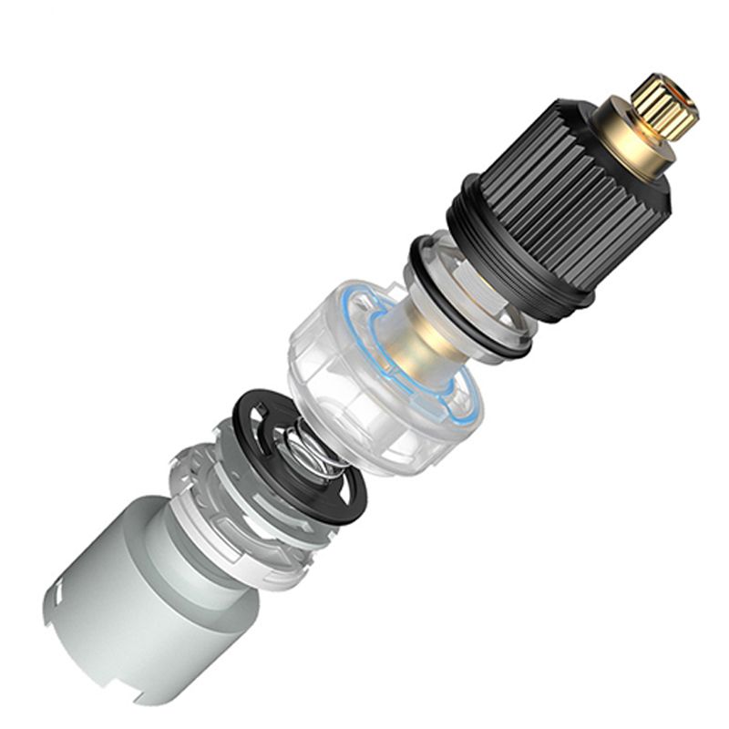 Modern Shower System Brass Temperature Control Wall Mounted Shower Head Combo Clearhalo 'Bathroom Remodel & Bathroom Fixtures' 'Home Improvement' 'home_improvement' 'home_improvement_shower_faucets' 'Shower Faucets & Systems' 'shower_faucets' 'Showers & Bathtubs Plumbing' 'Showers & Bathtubs' 1200x1200_ccac97e6-d0c9-4ec7-9907-131b06c68b70