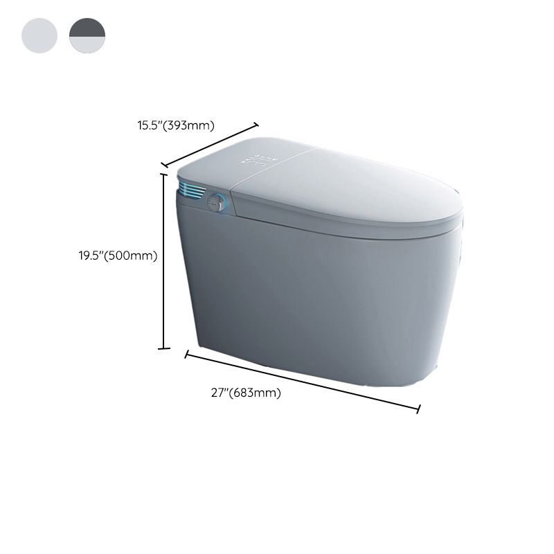 Contemporary Floor Standing Bidet in White Vitreous China Bidets Clearhalo 'Bathroom Remodel & Bathroom Fixtures' 'Bidets' 'Home Improvement' 'home_improvement' 'home_improvement_bidets' 'Toilets & Bidets' 1200x1200_ccae3b86-2d38-435e-a32b-2642ac5f2a32