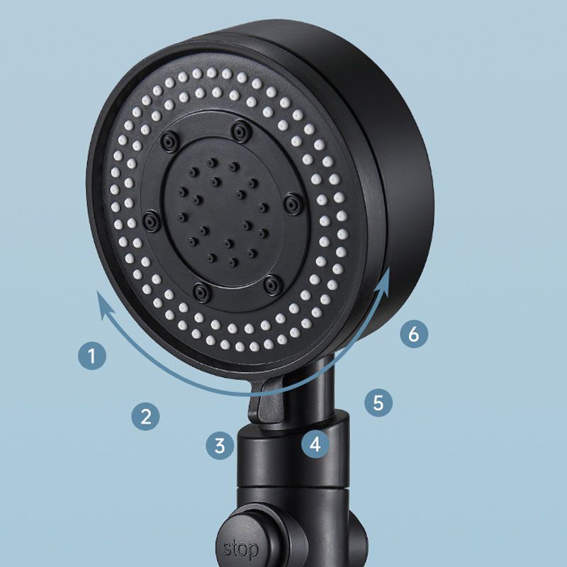 Contemporary Hand Shower Plastic Round Hand Shower with Self-Cleaning Clearhalo 'Bathroom Remodel & Bathroom Fixtures' 'Home Improvement' 'home_improvement' 'home_improvement_shower_heads' 'Shower Heads' 'shower_heads' 'Showers & Bathtubs Plumbing' 'Showers & Bathtubs' 1200x1200_cccf8614-c477-4b18-86f4-060cfc5e80e2