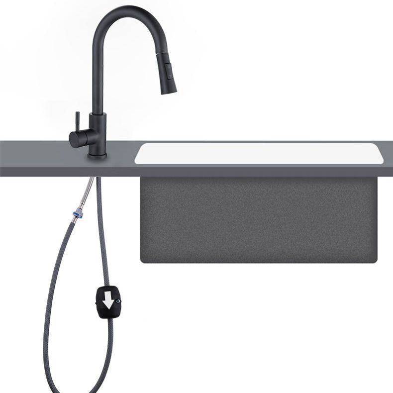 Pull Down Sprayer Kitchen Faucet 1-Handle Touch Bar Faucet with Supply Lines Clearhalo 'Home Improvement' 'home_improvement' 'home_improvement_kitchen_faucets' 'Kitchen Faucets' 'Kitchen Remodel & Kitchen Fixtures' 'Kitchen Sinks & Faucet Components' 'kitchen_faucets' 1200x1200_ccd5cdc7-d552-45dd-92a5-913f62e4c259