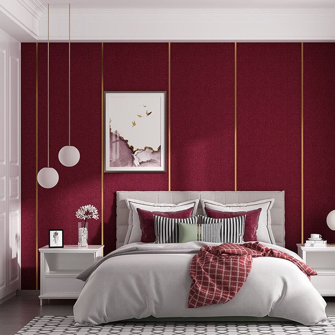 Contemporary Style Wall Panel Linen Living Room Peel and Stick Wall Paneling Clearhalo 'Flooring 'Home Improvement' 'home_improvement' 'home_improvement_wall_paneling' 'Wall Paneling' 'wall_paneling' 'Walls & Ceilings' Walls and Ceiling' 1200x1200_cce3785c-35be-4dd8-a984-ba4538bf4bdb